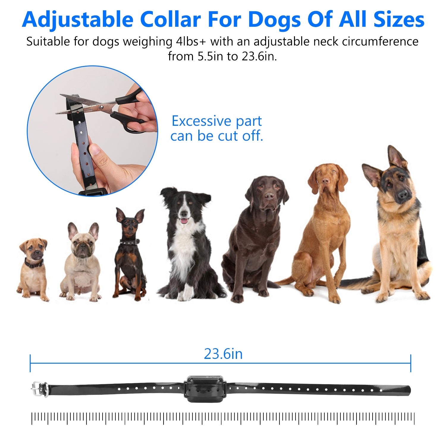 Wireless Electric Dog Fence - Boundary Training System for Small, Medium & Large Dogs