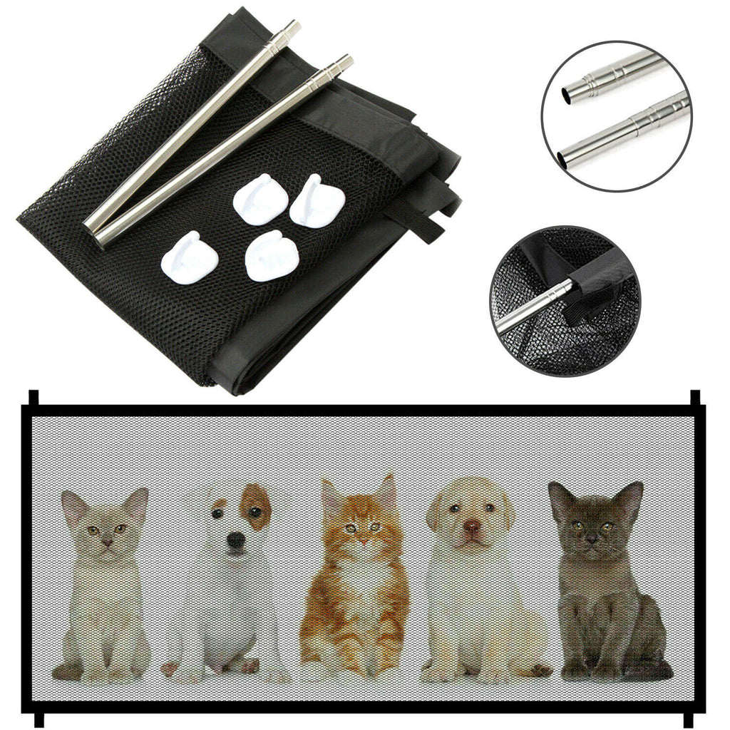Portable Pet & Baby Safety Gate - Magic Mesh Fence