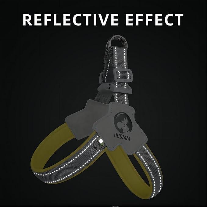 Adjustable Pet Harness with Leash Set - No-Pull Reflective Dog Harness