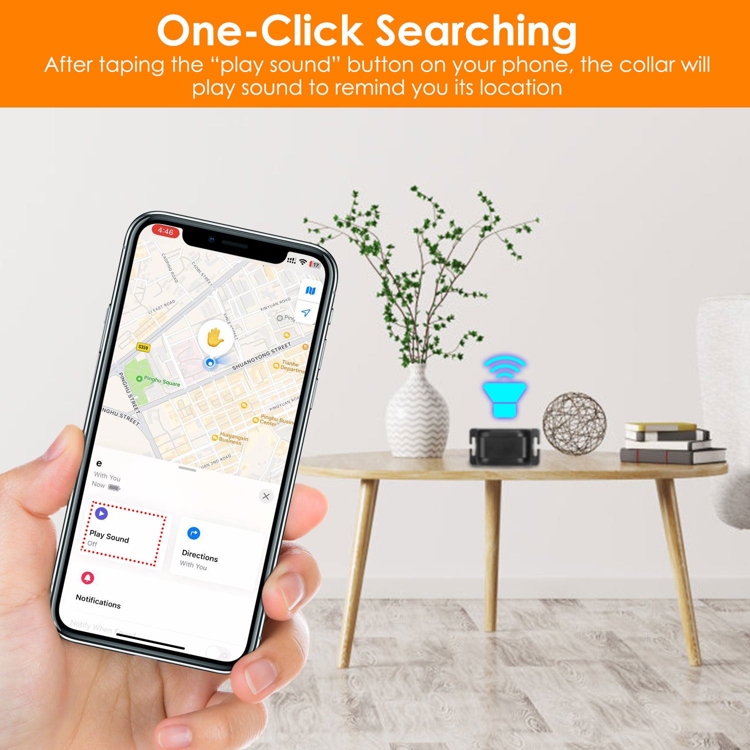 Electric Wireless Dog Fence System with GPS - 328FT Range