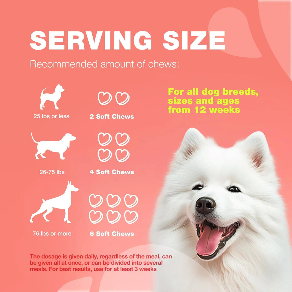 Natural Flea & Tick Prevention Chews for Dogs - Chemical-Free Immune Support Treats