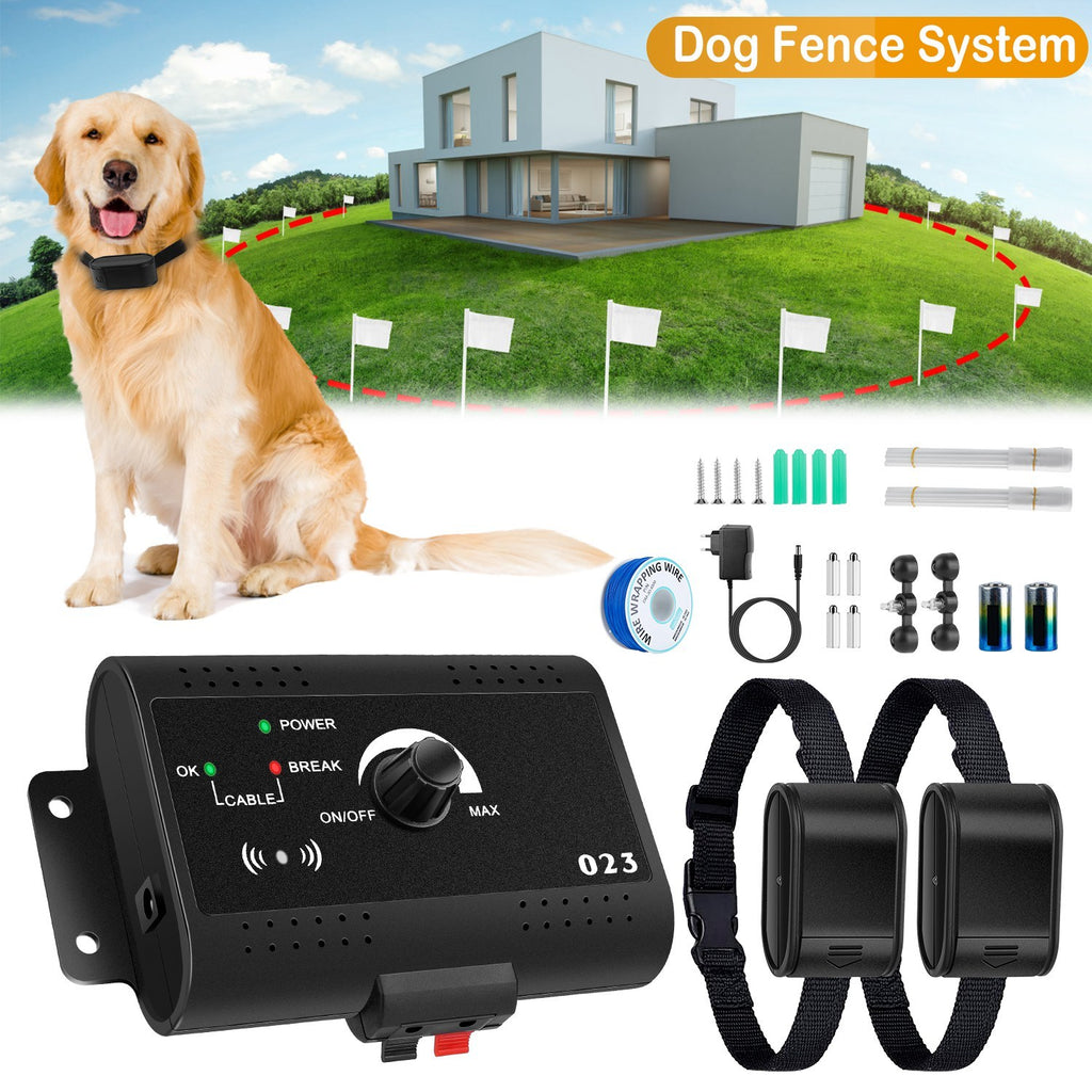 Electric Dog Fence System - Wireless Boundary Containment Kit