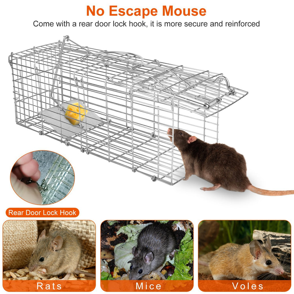 Humane Reusable Mouse Trap - Safe for Families, Children & Pets