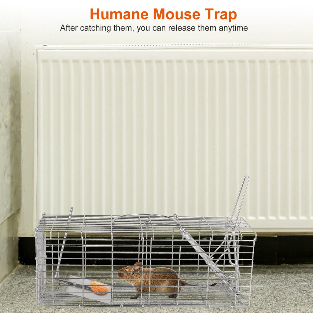 Humane Reusable Mouse Trap - Safe for Families, Children & Pets