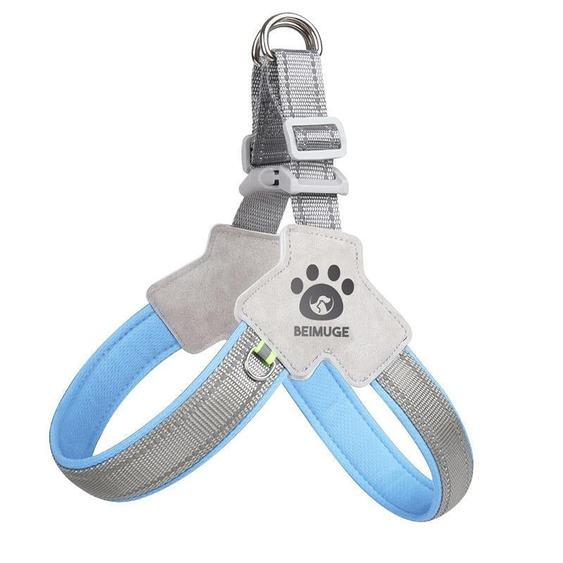 Adjustable Pet Harness with Leash Set - No-Pull Reflective Dog Harness