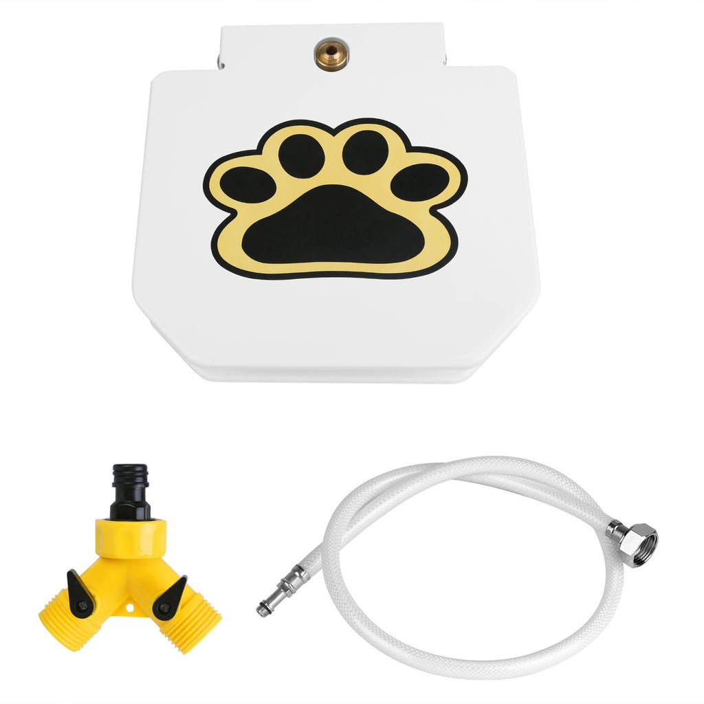 Outdoor Dog Water Fountain - Step-Activated Pet Drinking Dispenser