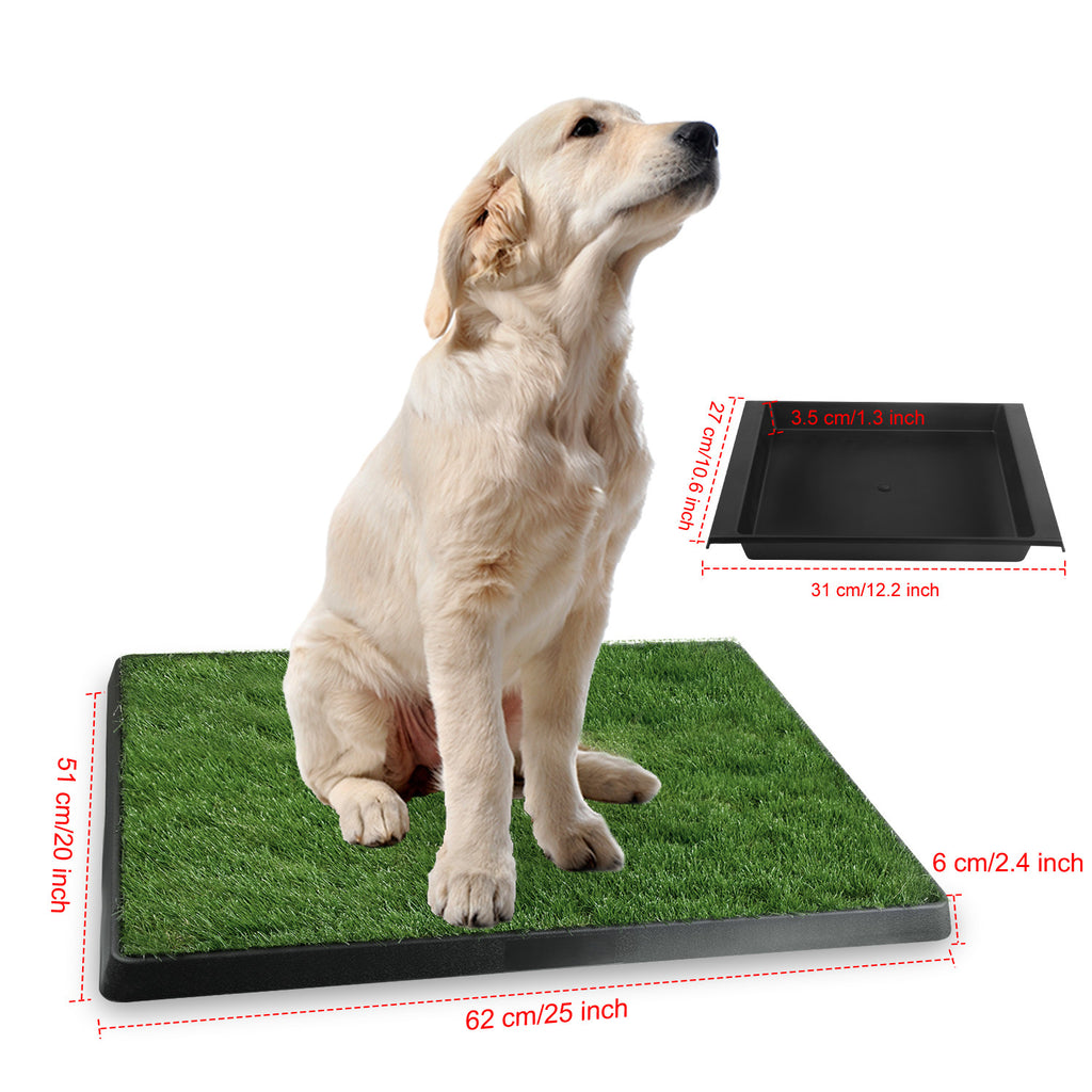 Dog Potty Training Grass Pad - Indoor/Outdoor Pet Toilet Mat