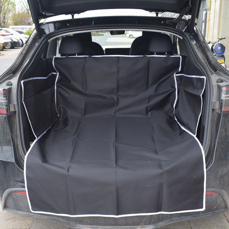 Premium Dog Car Seat Cover - Waterproof Pet Mat for Trunk & Rear Seat Protection