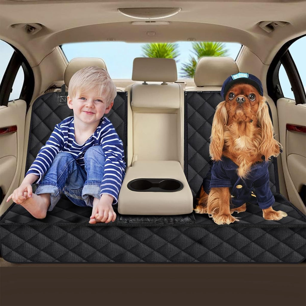 Waterproof Dog Car Seat Cover with Safety Belt
