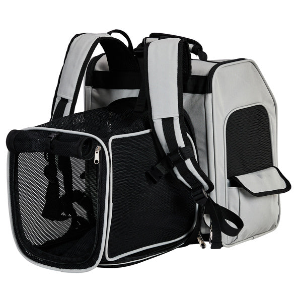 Expandable Pet Carrier Backpack for Small Dogs & Cats