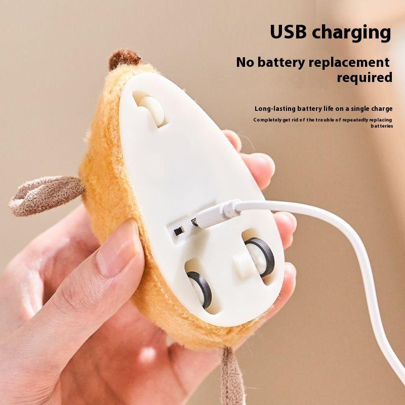 Electric Orange Mouse Cat Toy - Interactive Motion Toy