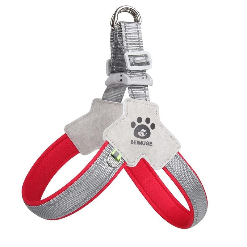 Adjustable Pet Harness with Leash Set - No-Pull Reflective Dog Harness