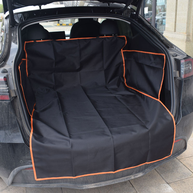 Premium Dog Car Seat Cover - Waterproof Pet Mat for Trunk & Rear Seat Protection