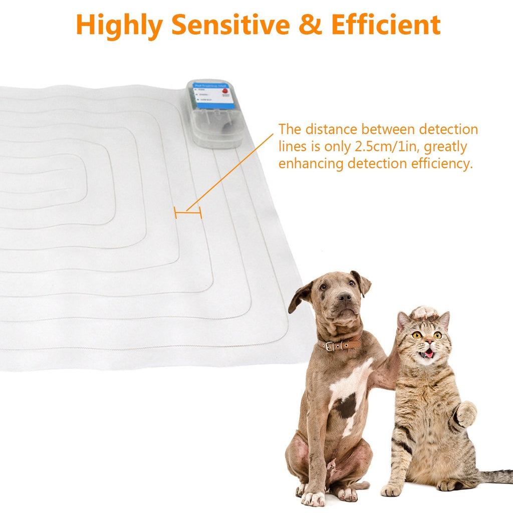 Electronic Pet Training Mat - Safe Indoor Shock Pad for Dogs & Cats (60x12in)