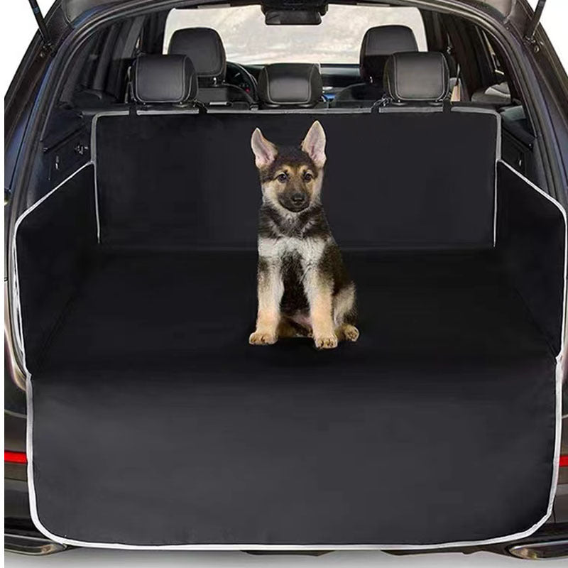 Premium Dog Car Seat Cover - Waterproof Pet Mat for Trunk & Rear Seat Protection