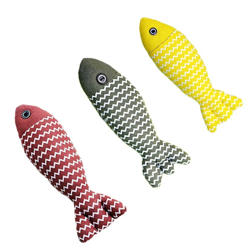 Catnip Fish Toy - Mint-Infused Interactive Toy for All Ages
