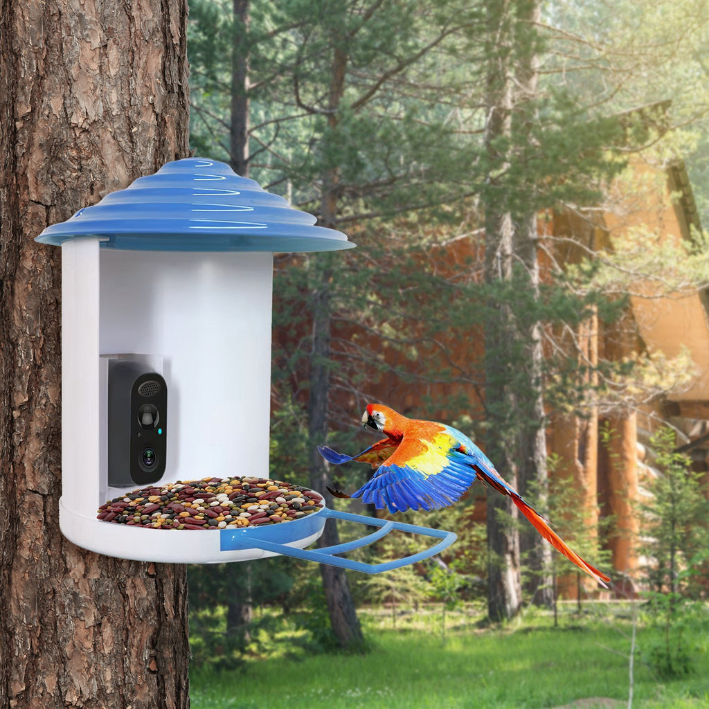 Smart Solar Bird Feeder with HD Camera