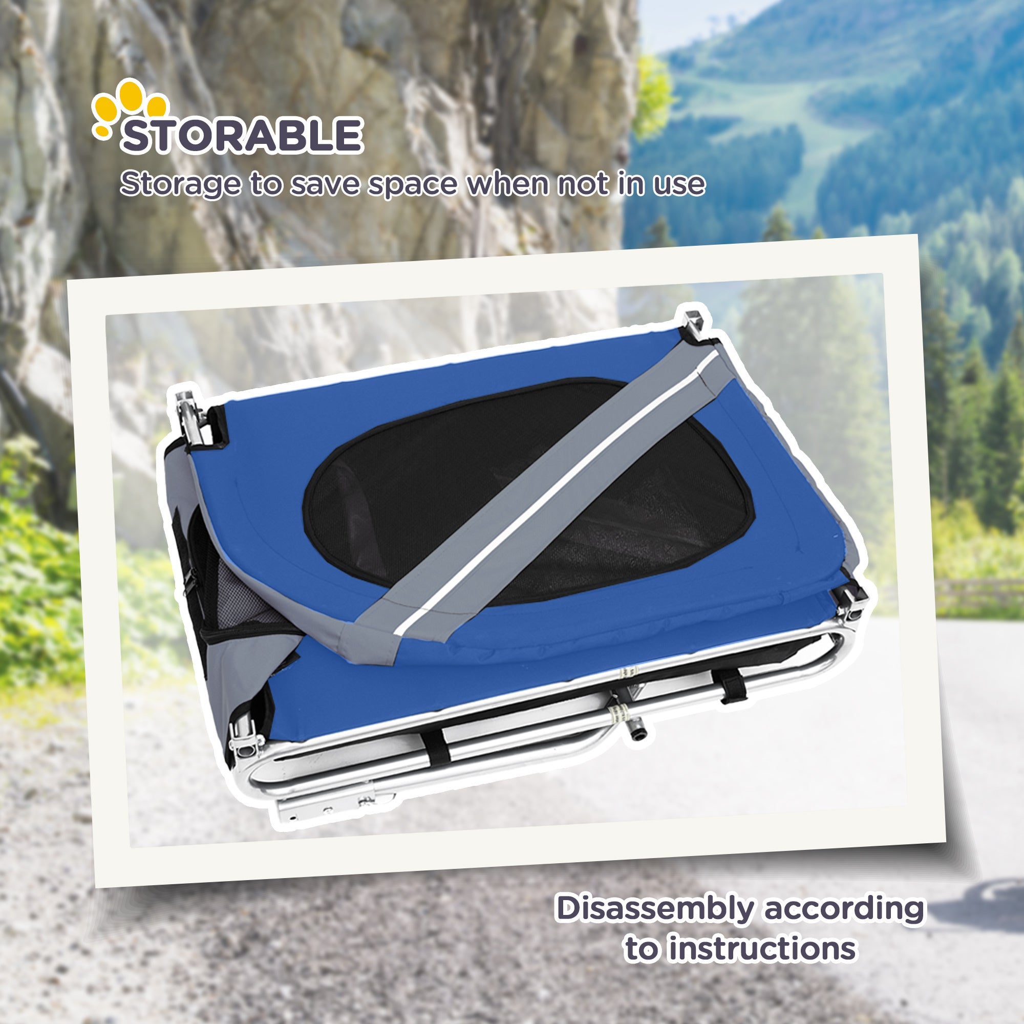 Premium Pet Bicycle Trailer & Cart