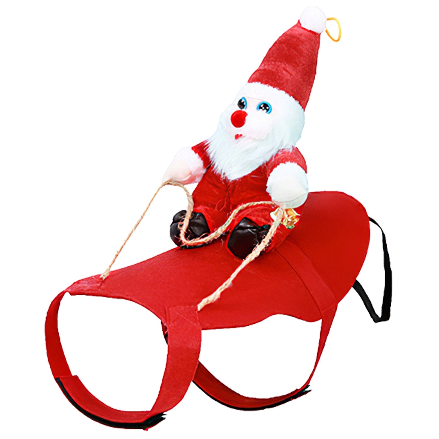 Pet Christmas Santa Costume - Red Winter Coat for Dogs & Cats