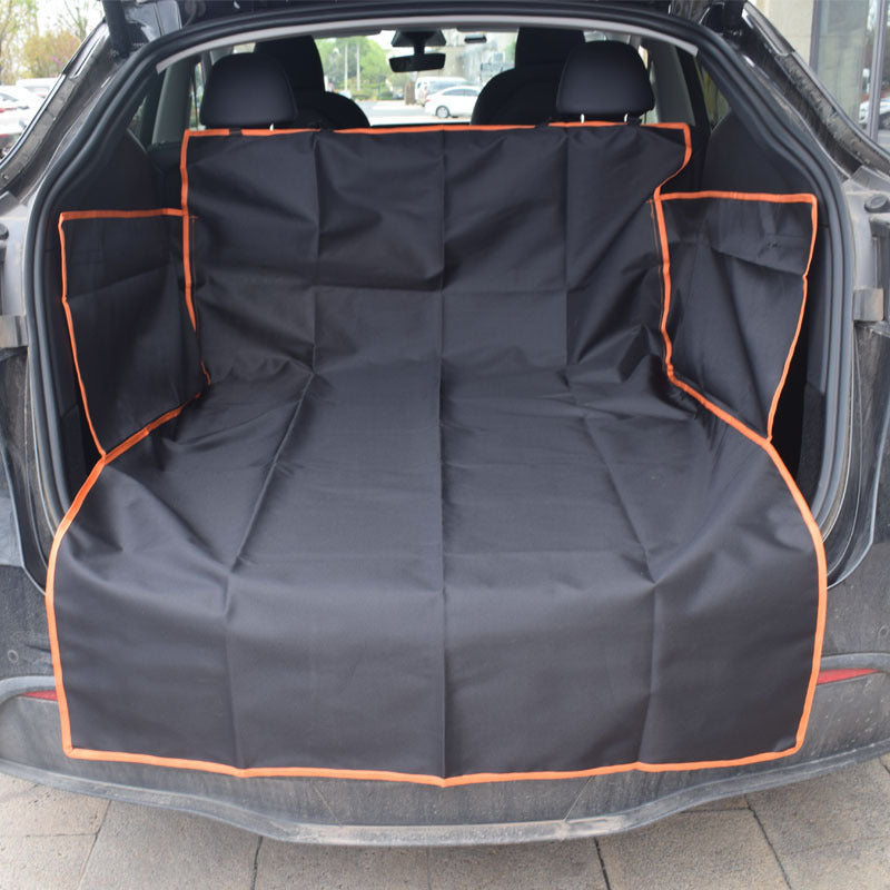 Premium Dog Car Seat Cover - Waterproof Pet Mat for Trunk & Rear Seat Protection