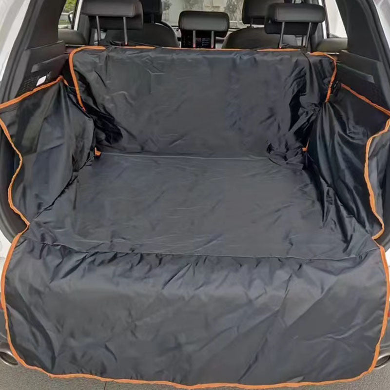 Premium Dog Car Seat Cover - Waterproof Pet Mat for Trunk & Rear Seat Protection