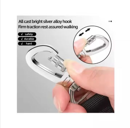 Heavy Duty Dog Leash with Padded Handle - 4-6 Feet