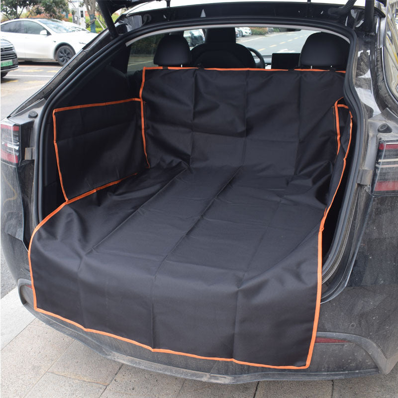 Premium Dog Car Seat Cover - Waterproof Pet Mat for Trunk & Rear Seat Protection