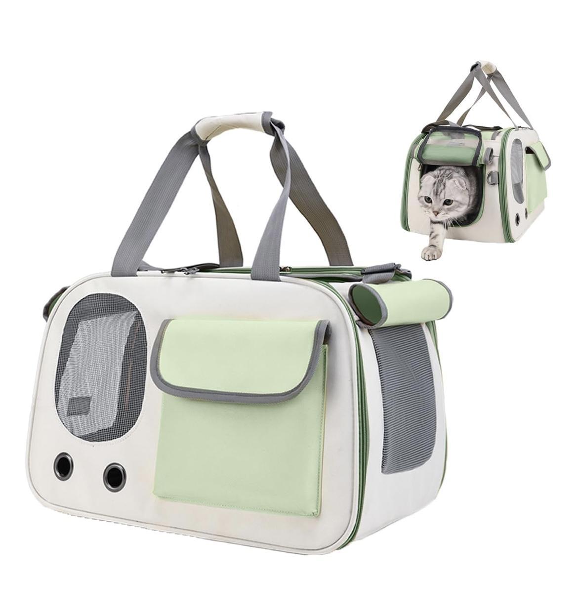Premium Pet Carrier Backpack - Breathable Travel Bag for Cats & Small Dogs